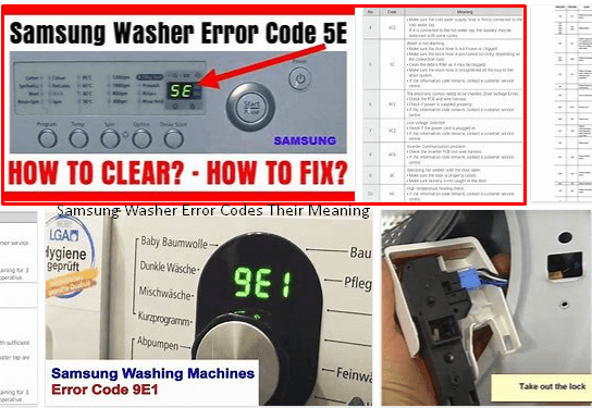 Read more about the article List of Samsung Washer Error Codes And Their Meaning